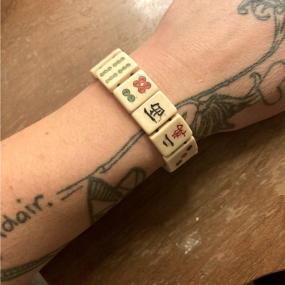 Mahjong Tile Bracelet